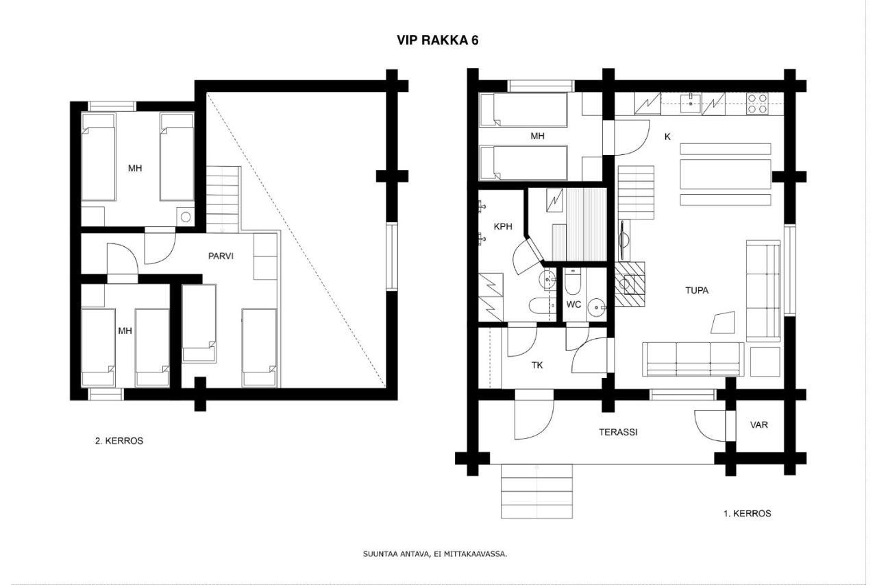 Vip Rakka Villas 5 & 6 Levi Eksteriør billede